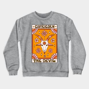 Capricorn Tarot Card Crewneck Sweatshirt